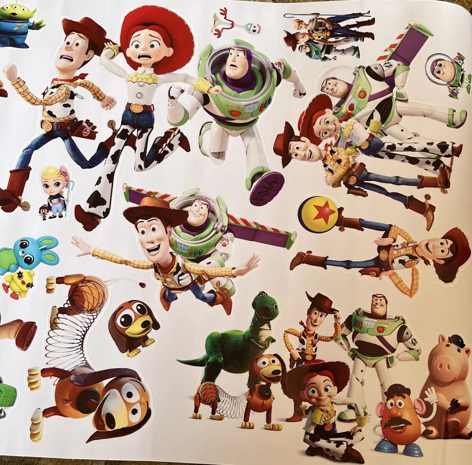 30 Toy Story Wall Decals For Children’s room, Woody & Buzz / New - Image 4 of 4