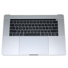 Top case Palm Rest Keyboard Trackpad Silver MacBook Pro 15" A1990 2018 2019