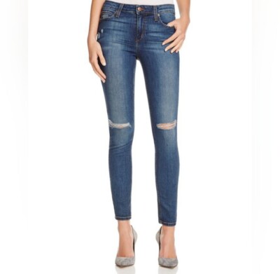 Joe's Jeans Flawless The Icon Midrise Distressed Skinny Ankle