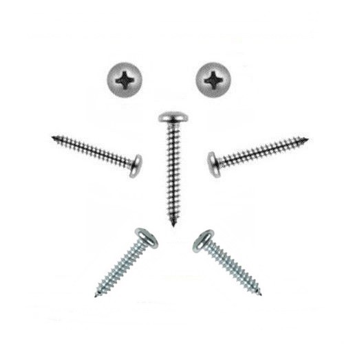 50 uds. Tornillos de chapa 2,2 mm DIN 7981 2,2 x 9,5 ranura en cruz acero inoxidable V2A - Imagen 1 de 1