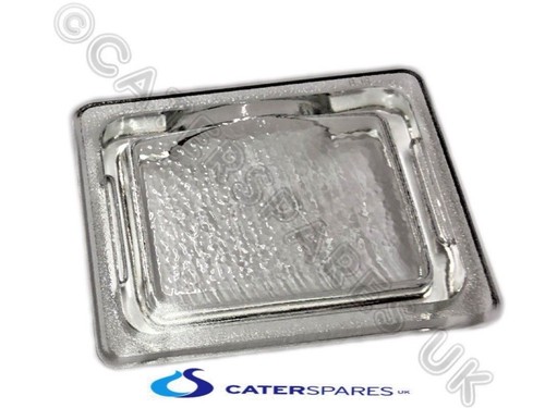 CUPPONE 91610025 PIZZA OVEN RECTANGULAR LAMP GLASS LENS FITTING FOR INSIDE BULB