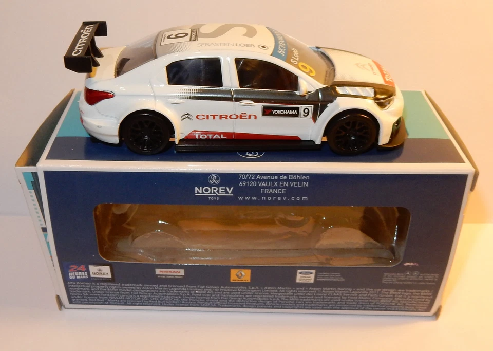 2016 Norev Jet Car Citroen Racing C-Elysee Wtcc N°9 Sebastien Loeb Rally 1/43 Foto 3 de 4