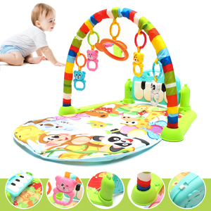 Juego De Pies Piano Cancion De Cuna Musical De Pie Bebe Gimnasio De Actividades Alfombra Juguete Suave Bebe Jugar Mat Ebay