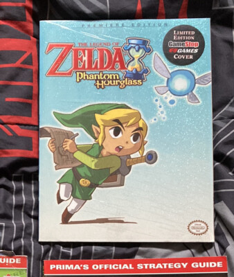 The Legend of Zelda Phantom Hourglass Premiere Edition Guide Book DS New Sealed