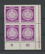 DDR DIENST A 26 x X II ER-4er-BLOCK u.r. postfrisch ** m5657