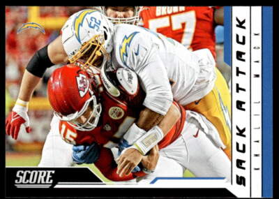 2023 Score #14 Khalil Mack Sack Attack Los Angeles Chargers