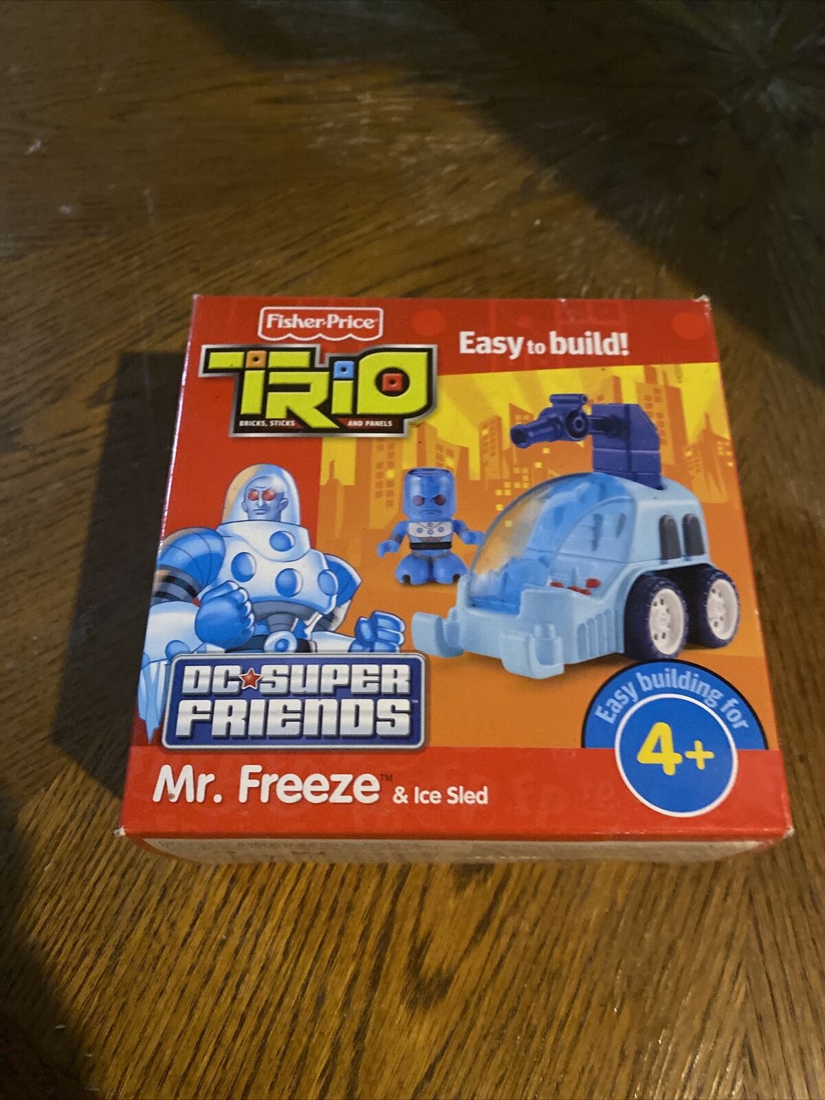 New Fisher Price Trio DC Super Friends Mr. Freeze  Play Sets Sealed