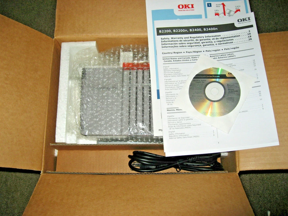 New OKI B2200 Monochrome Workgroup LED Printer 43641701 - Image 2 of 3