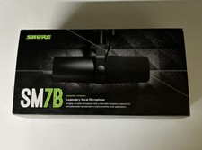 Genuine Uk Shure Sm7b Vocal Dynamic Microphone Broadcast, Podcast & Recording