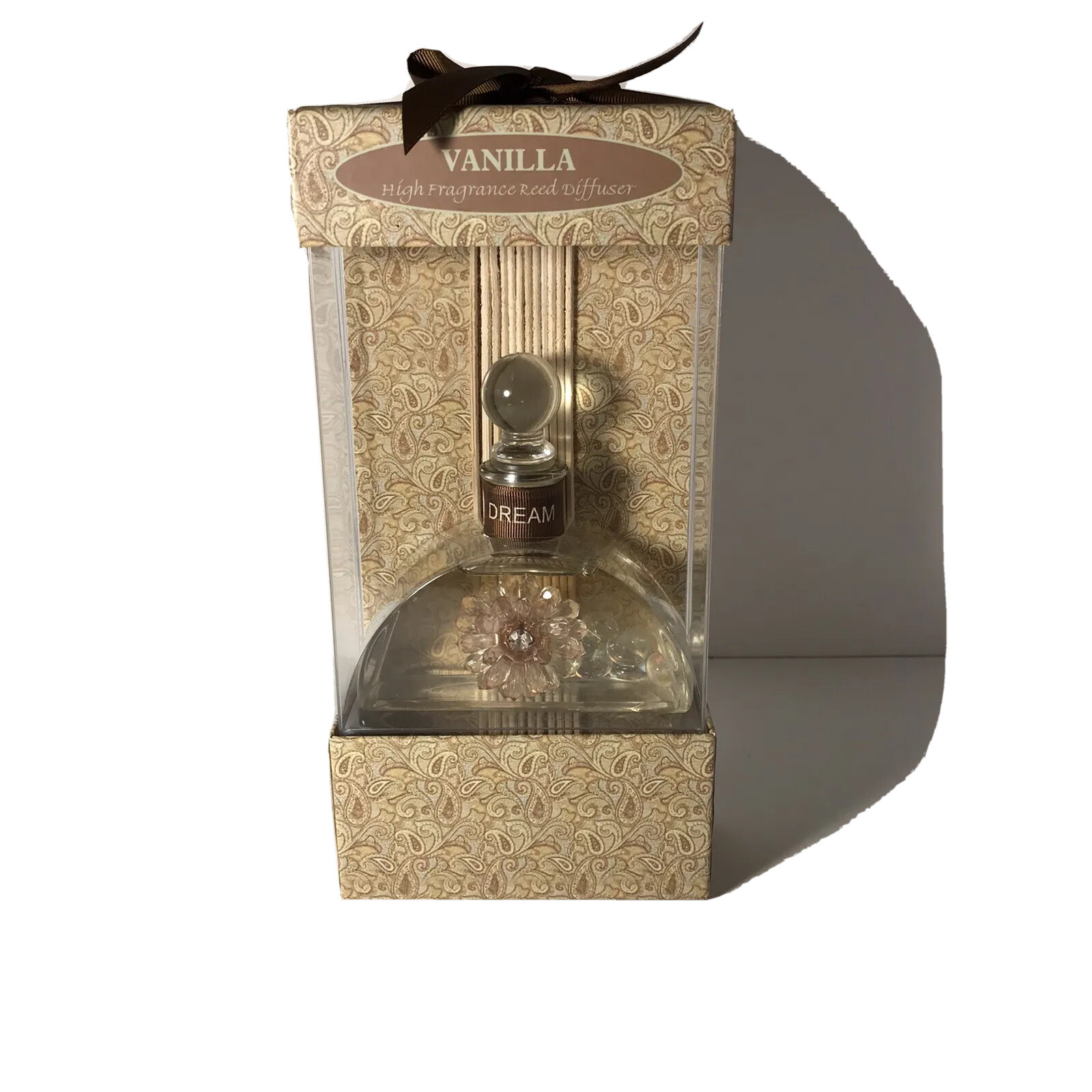DREAM Vanilla High Fragrance Reed Diffuser 54oz with 12 Reeds New Bottle-image