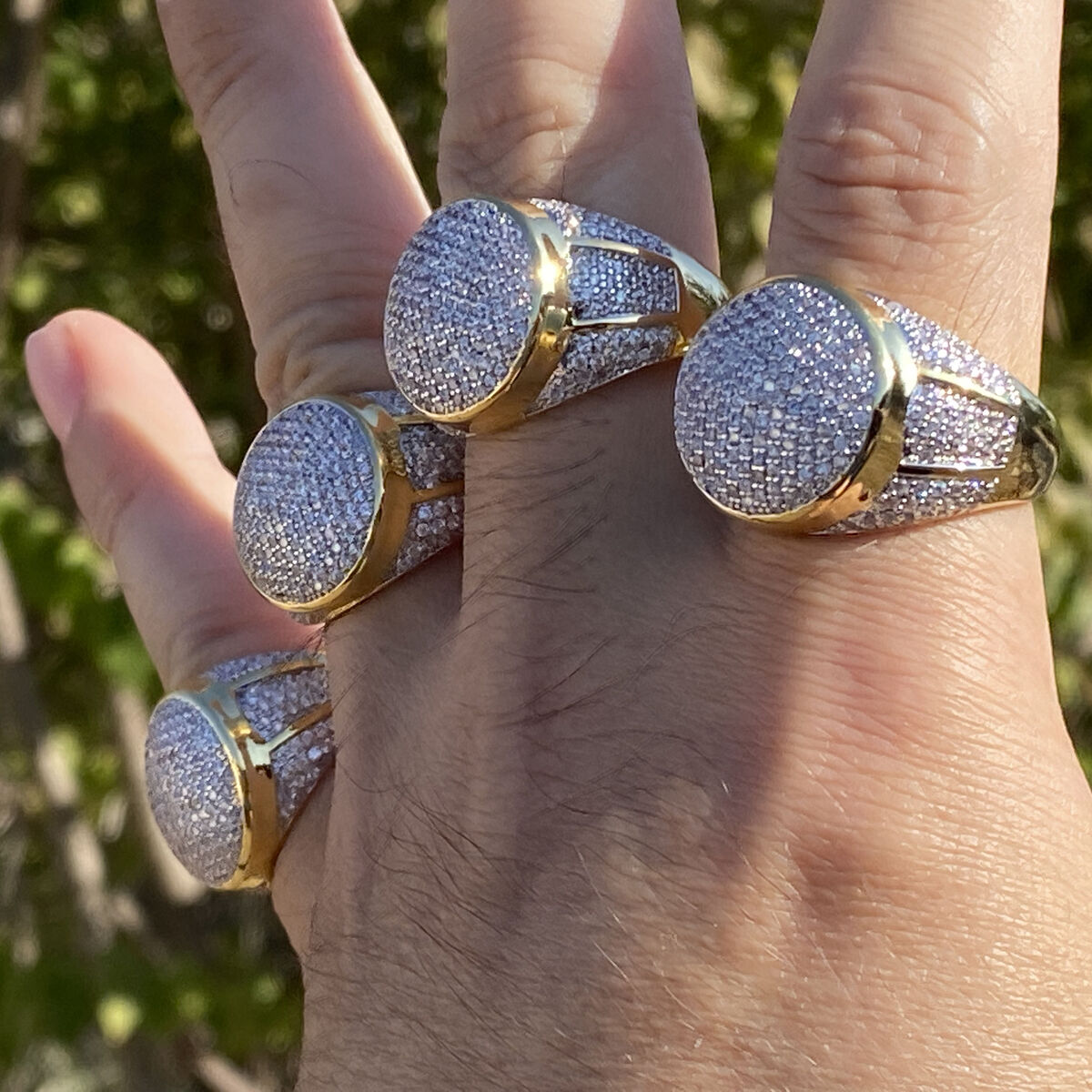 Jewelry Large Saphire Ring, Round Blue Gemstone Ring, Vintage Ring, Diamond  Ring, Gift Ring, Pea Shape, Pea Ring,Diamond Ring, Big Diamond Ring -  Walmart.com