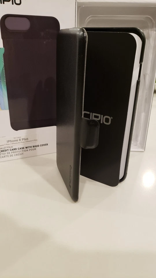 NEW Incipio Wallet Folio Credit Card Case w/Rigid Cover for iPhone 7+ / 8+ Plus - Image 3 of 4