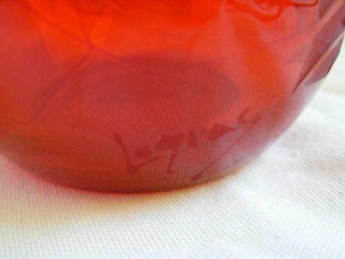 LEGRAS,FRENCH ART DECO ACID ETCHED GLASS VASE,SIGNED,1930s YEARS. - Picture 7 of 12