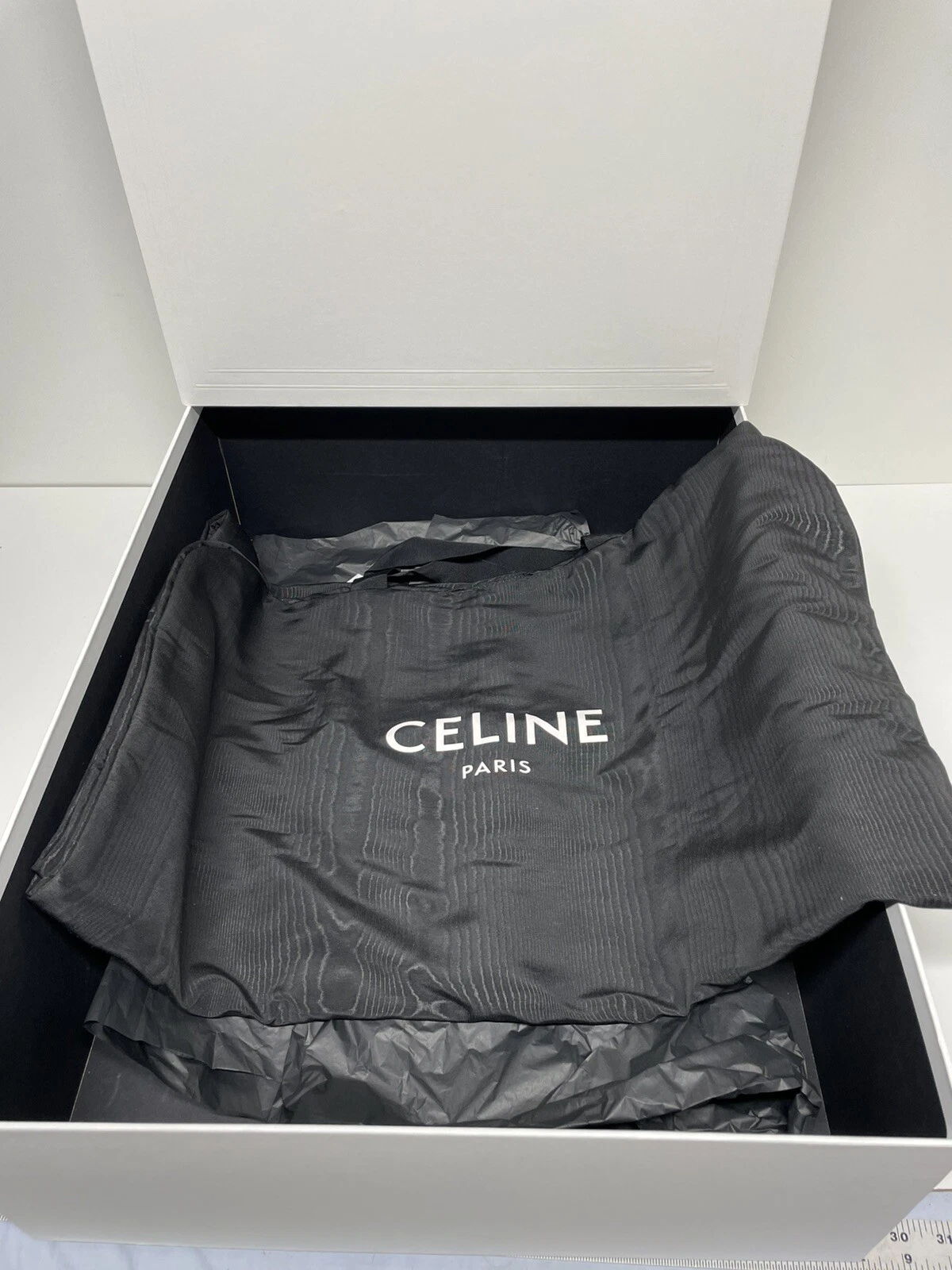 CELINE Paris Autentica Vuota Lusso Confezione Regalo Sacchetto Indumenti XXL Taglia 24”x 18”x 7 5”