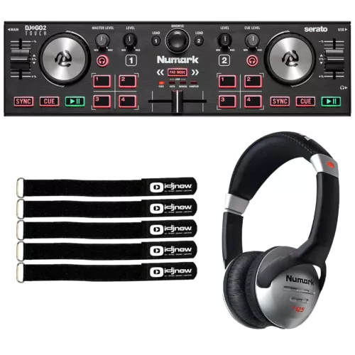 Numark DJ2GO2 Touch Pocket 2-Channel DJ Controller & HF125 Headphones