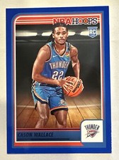 2023-24 Panini NBA Hoops Cason Wallace Blue Rookie #252 Oklahoma City Thunder RC