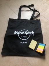 HARD ROCK CAFE Porto Portugal Tote Bag Black shopping bag carrying bag