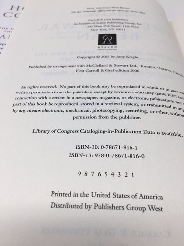AMY KNIGHT How the Cold War Began, Igor Gouzenko Affair 1st/1st HB/DJ - Picture 3 of 3