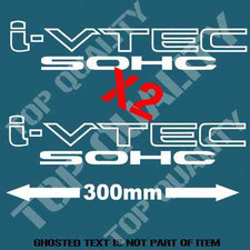 Ivtec Sohc Decal Sticker X 2 For Honda Vtec Integra Drift Jdm Decals Stickers