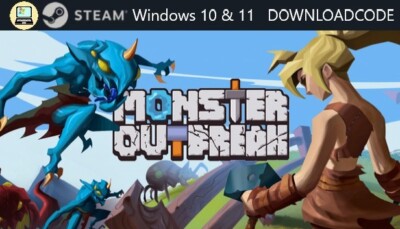 NEU PC Computer Spiel Monster Outbreak für Windows 10 11 STEAM Download Code Key