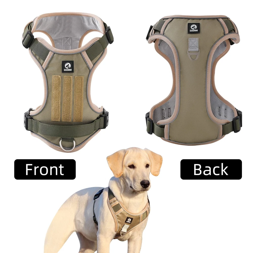 Dog Harness for Medium Dogs No Pull; Reflective Dog Vest Harness, Adjustable ...