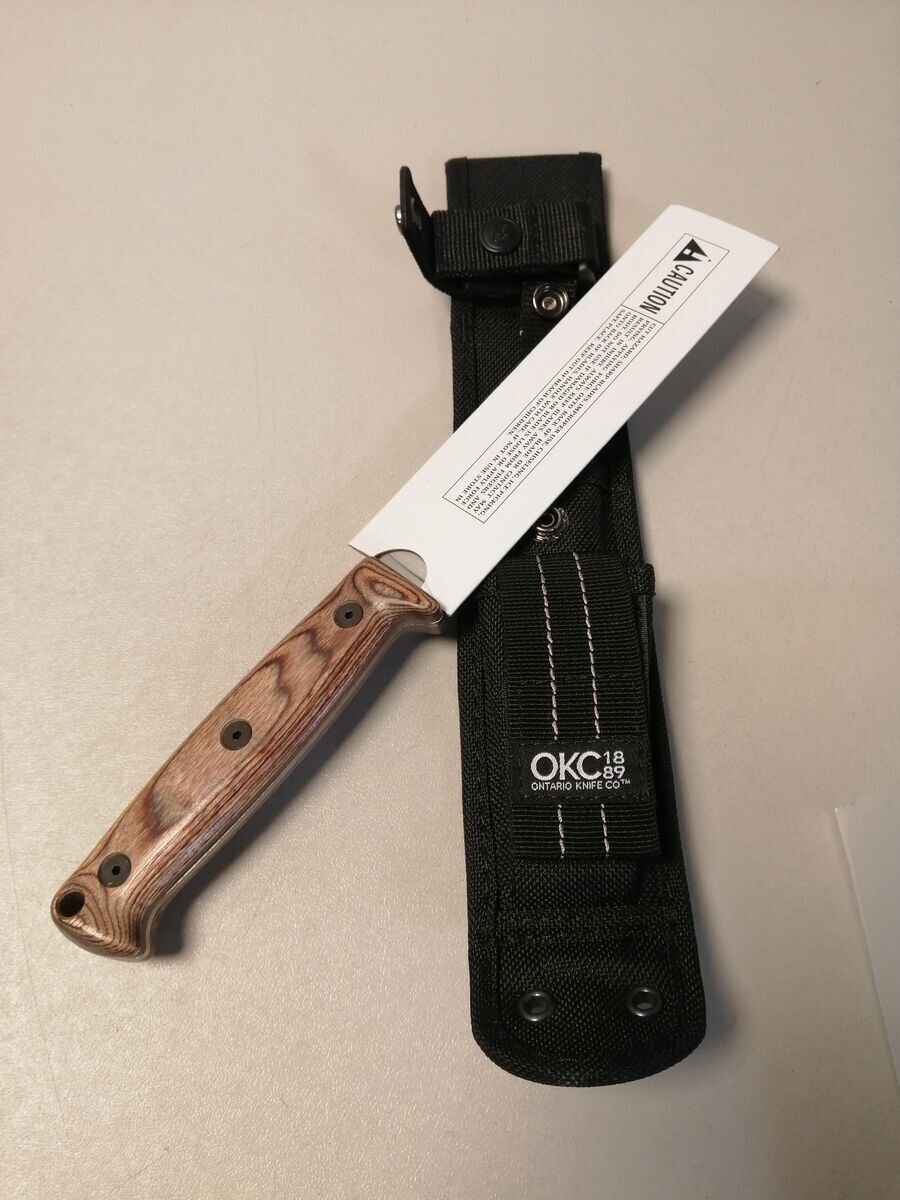 Bushcraft Field Knife w/Nylon, schwarz eBay