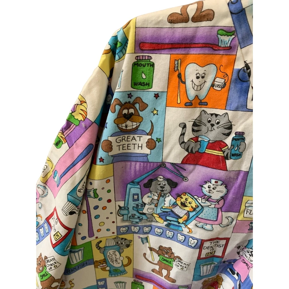 HQ Scrub Womens Size 3XL Scrub Top Shirt Short Sleeve Medical Nurse Dentist - Image 4 of 4