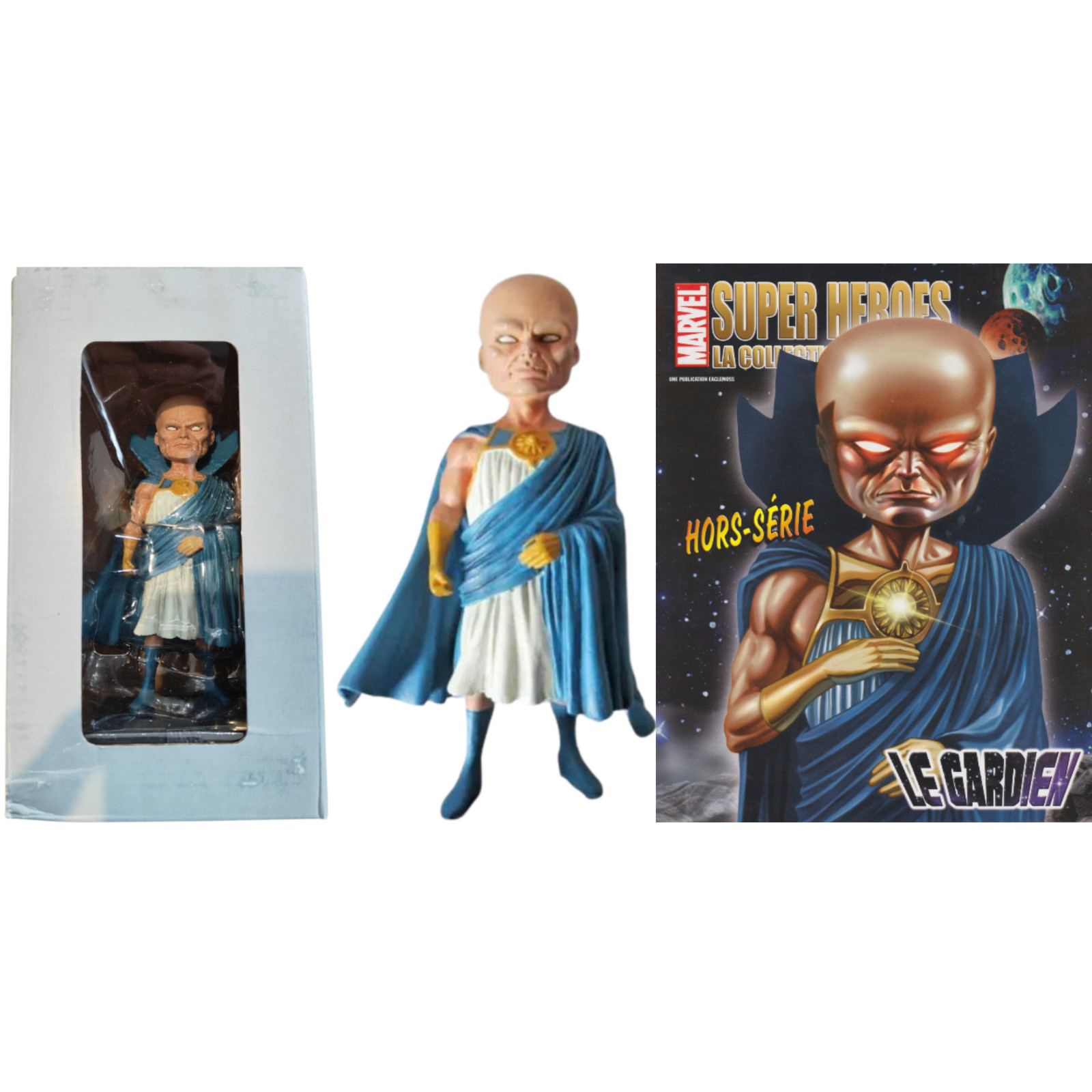 Figurine en plomb Le Gardien Marvel Eaglemoss avec livret de collection