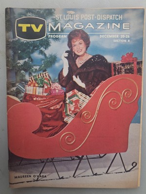 St. Louis Post-Dispatch TV Magazine December 20, 1964 Maureen O'Hara
