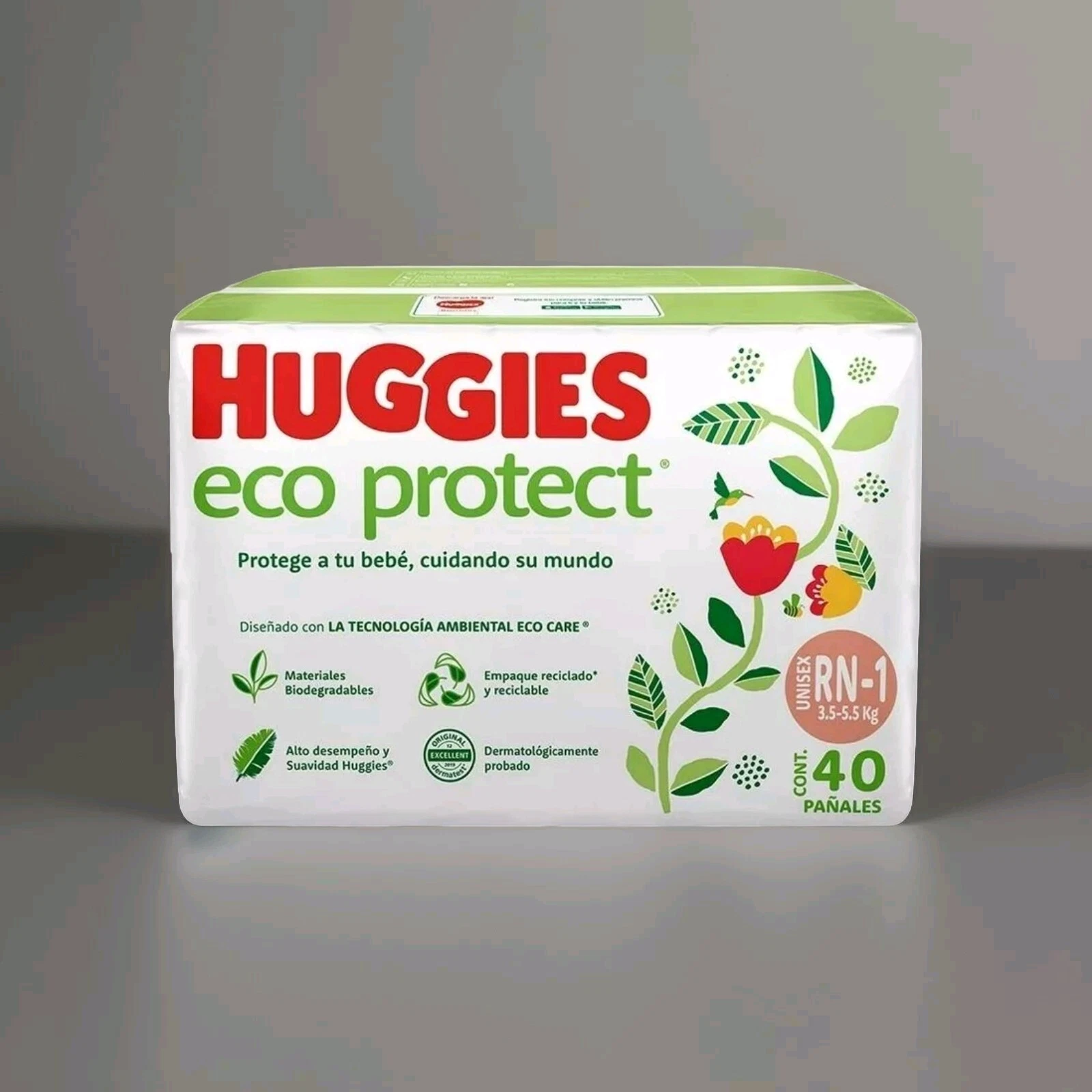 Huggies Ecoprotect diapers newborn stage 1 unisex 40 pieces