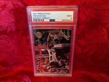 1997 Tim Duncan Press Pass Double Threat - PSA 9 - Estate Sale - Newly Graded