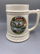 VINTAGE WASHINGTON DC NATION'S CAPITOL SOUVENIR CERAMIC COFFEE MUG MADE IN USA
