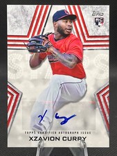 2023 Topps Series 1 XZAVION CURRY Baseball Stars Auto Rookie RC #BSA-XZC