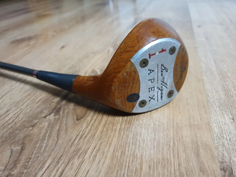 Ben Hogan Apex Oil Hardened Persimmon 1 Wood Driver Graphite Shaft S - Image 2 of 4