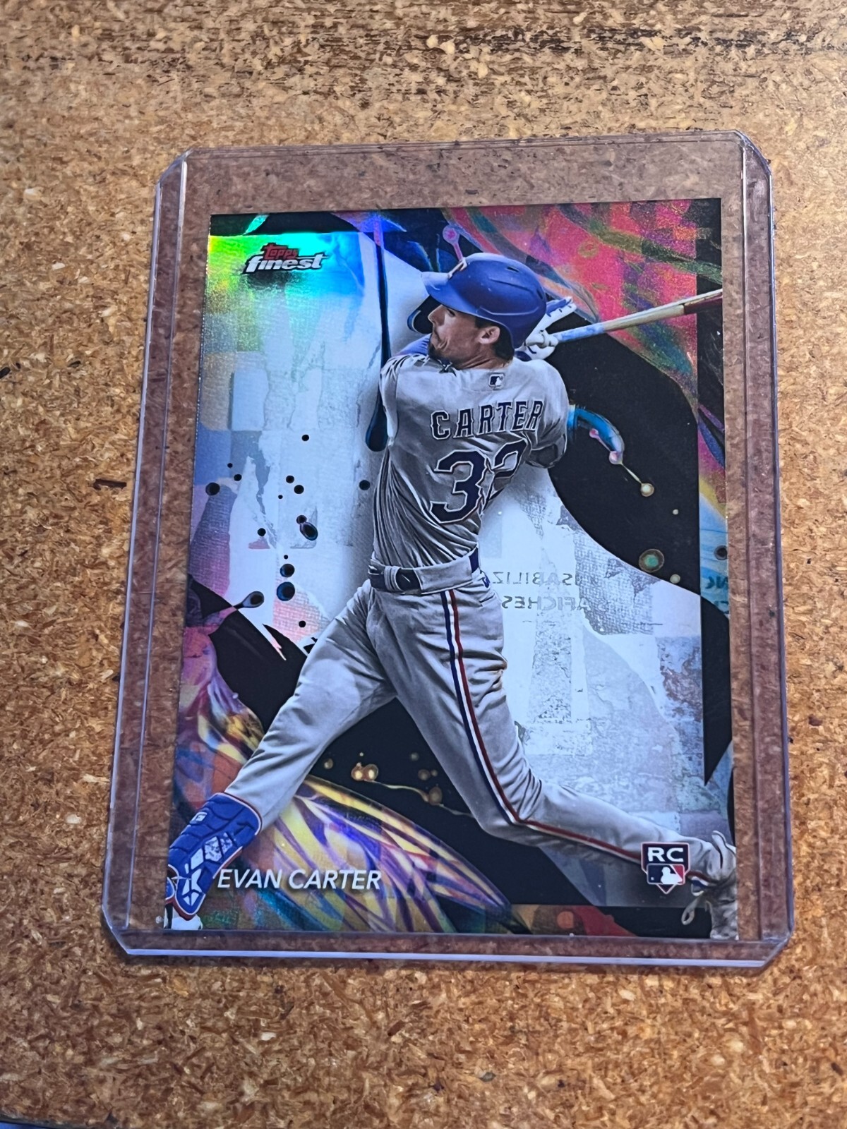 2024 Topps Finest Baseball Uncommon Refractor # 107 Evan Carter RC