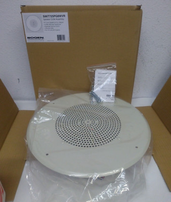 Bogen S86T725PG8WVR Steel White 8'' Ceiling Speaker Cone