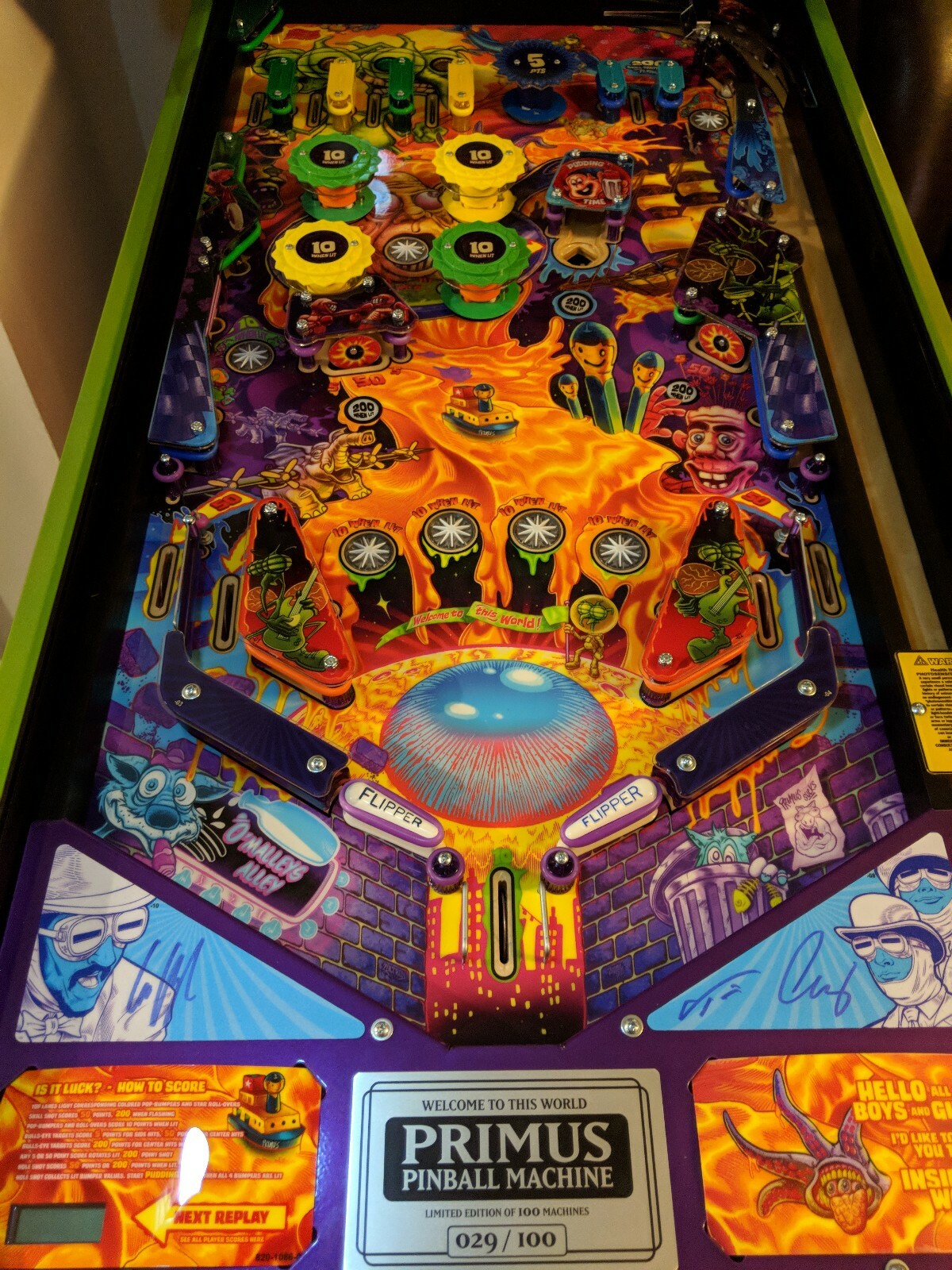 PRIMUS Pinball Machine Only 100 made! Rare Stern Game eBay