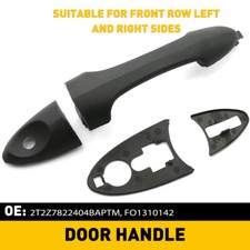 Door Handle For 2000-2007 Ford Focus W Keyhole Front Left Or Right Smooth Black