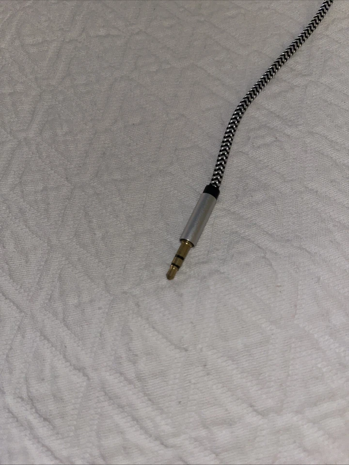 Acorde auxiliar de coche color cebra de 3 pies de largo Foto 4 de 4