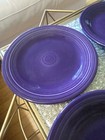 4 Homer Laughlin Fiestaware? Retired Purple Dinner Plates Made in USA 10.5" — photo 3