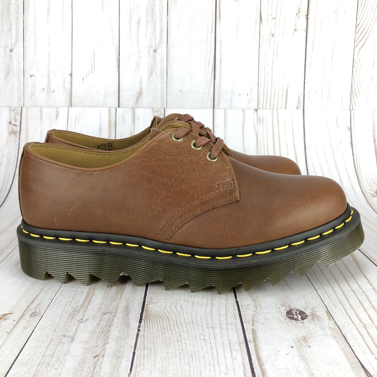 Dr Martens 1461 Ziggy Oxford Shoes 3 Eye Brown Smooth Dr Martens 1461 Ziggy Oxford Shoes 3 Eye Brown Smooth
