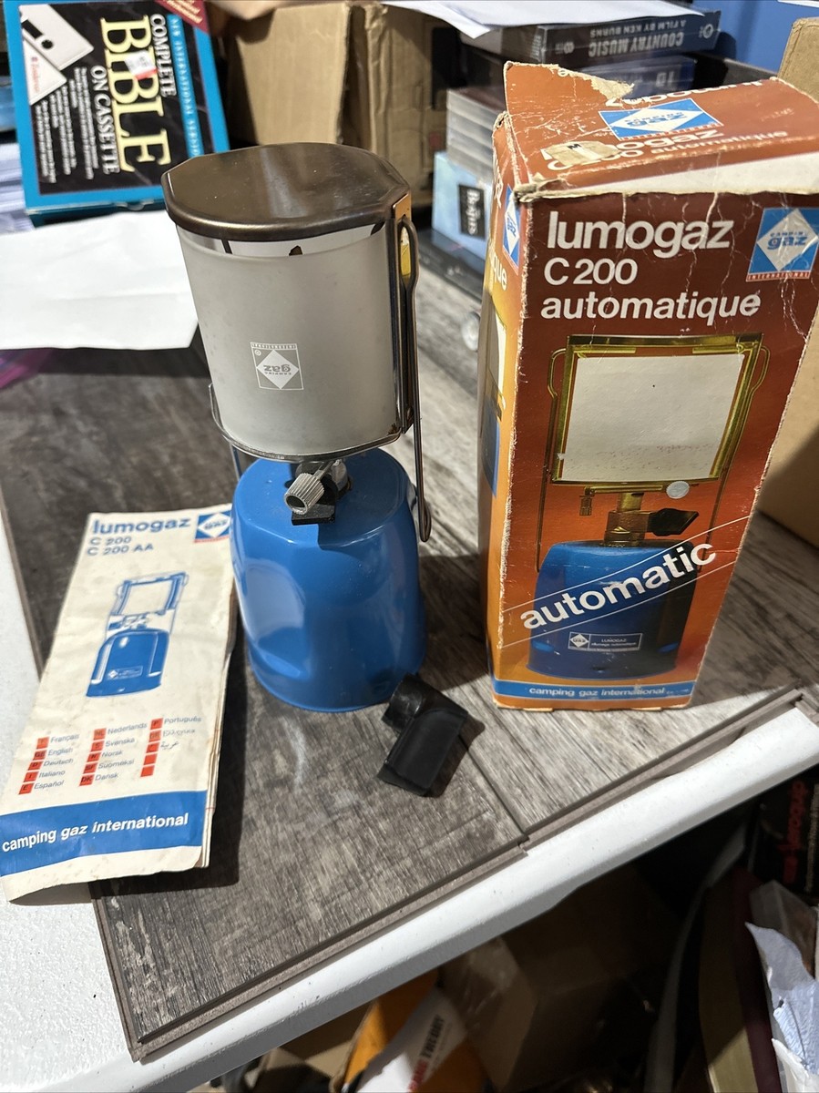 Vintage Lumogaz C 200 Lantern with Box and Manual | eBay
