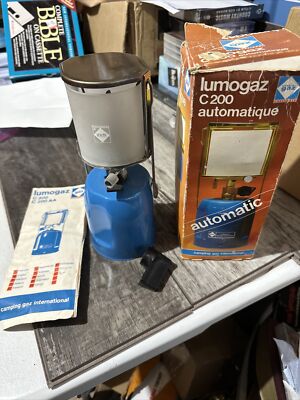 激レア　新品未使用　キャンピングガス Lumogaz C 200 Vintage Lumogaz C 200 Lantern with Box and Manual | eBay