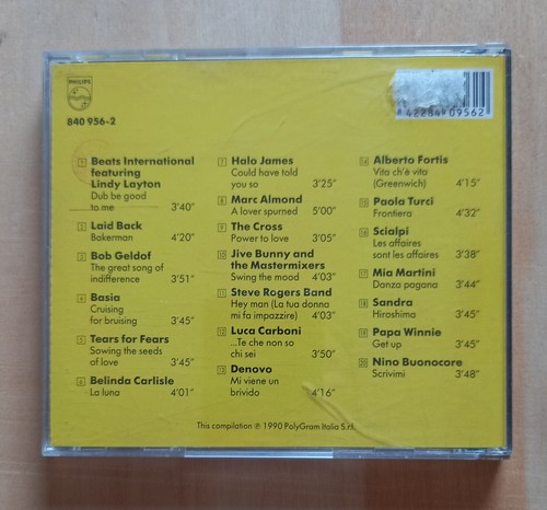 Cd Compilation AZZURRO '90 Italia 1990 Polygram Geldof Martini Scialpi Denovo - Picture 3 of 4