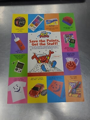 Kool-Aid Kool Points Print Ad 2000 8x11 Wall Art Decor Vintage | eBay