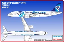 Eastern Express 1/144 Airbus A220-300 EgyptAir Civil Airliner
