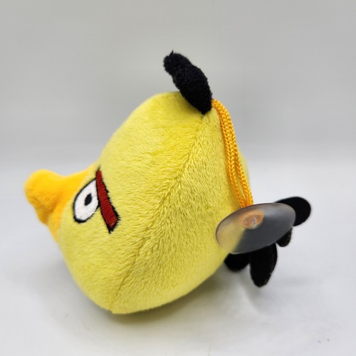 Angry Birds Yellow Plush Window Cling Suctoin Cup 4" Stuffed Animal (B) - Picture 2 of 6