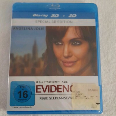 Evidence - Angelina Jolie - 3D Bluray Neu OVP 