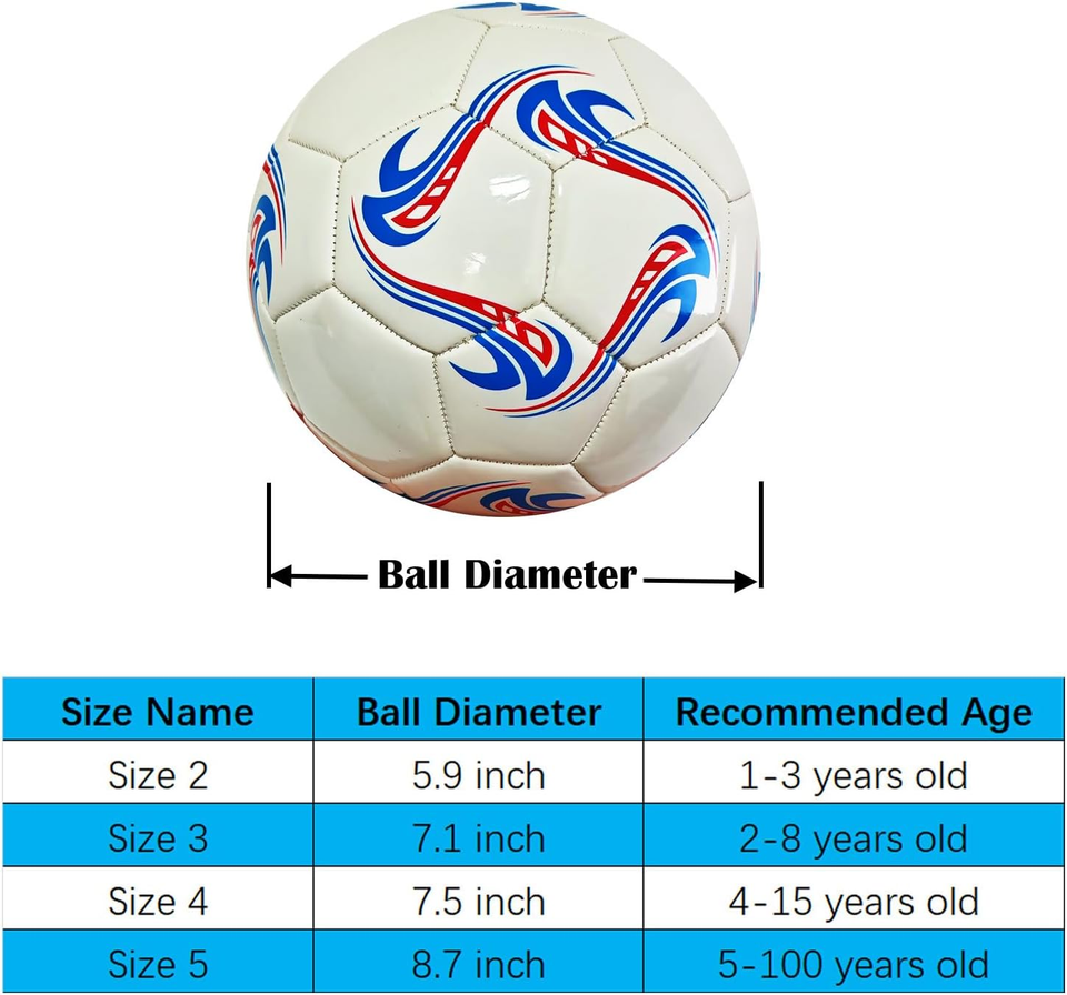Soccer Ball Sizes 3 4 5 Practice Traditional Balls... - Grandado