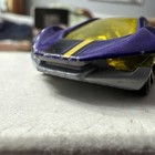2021 HOT WHEELS EXOTIQUE PURPLE 1:64 DIECAST 2 3/4" CAR W/ YELLOW & BLACK — photo 5